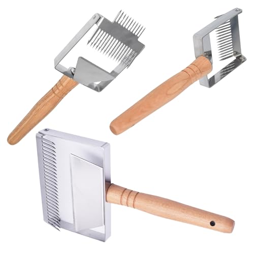 Beekeeping Tool Stainless Steel Uncapping Scraper for Smooth Process Uncapping Fork Shovel Tool - color: Thickened convention