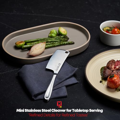 WAGENSTEIGER 100% Stainless Steel Butter Knife Spreader, Cocktail Cheese Knife for Condiments, Jam, Pastry & Butter, Ergonomic Handle Design, Perfect for Cutting or Spreading Cheese & Butter