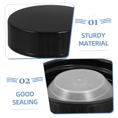 5pcs Screw Caps for Glass Beer Bottles Airtight Sealing Lids for Plastic Prevents Liquid Leakage and Carbonation