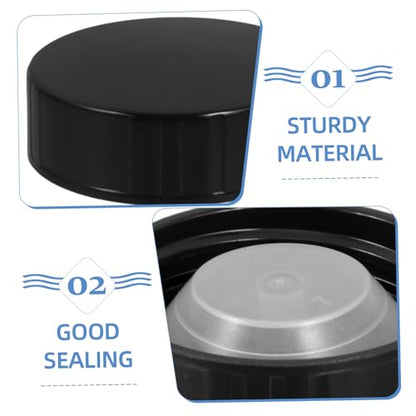 5pcs Screw Caps for Glass Beer Bottles Airtight Sealing Lids for Plastic Prevents Liquid Leakage and Carbonation