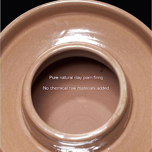 Ceramic Fermentation Crock Jar Kit,Sauerkraut Crock, Traditional Chinese Porcelain Pickle Jar with Water Seal Airlock Lid,Pickle Jar for Fermenting or Pickling Pickl 2.5Kg - size: 2.5Kg