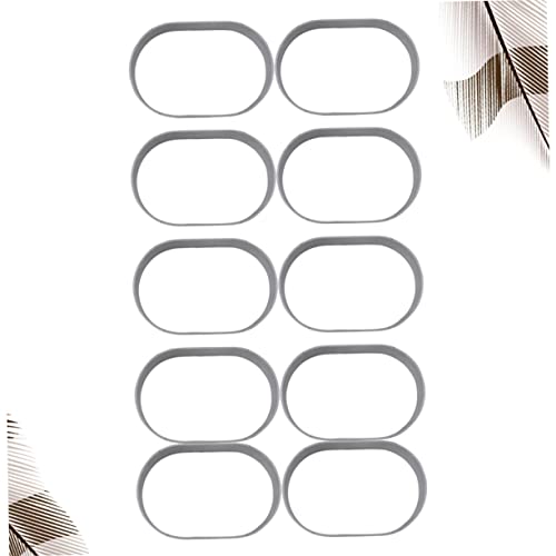 10-Piece Stainless Steel Cheese Mold Set Baking Tool for Cake and Chocolate Creative Moulds for Home Baking - color: Silver