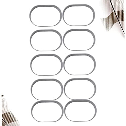 10-Piece Stainless Steel Cheese Mold Set Baking Tool for Cake and Chocolate Creative Moulds for Home Baking - color: Silver