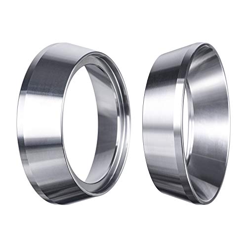 54mm Espresso Dosing Funnel, MATOW Stainless Steel Coffee Dosing Ring Compatible with Breville 54mm Portafilter