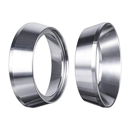 54mm Espresso Dosing Funnel, MATOW Stainless Steel Coffee Dosing Ring Compatible with Breville 54mm Portafilter