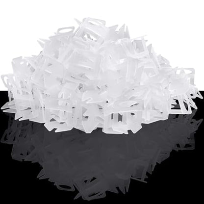 DGSL Tile Leveling System, Tile Spacers Clips Tile Tools, Tile Installation Tools for Professional Ceramic Tile and Stone Installation (1/32 x 2000) - size: 1/32 x 2000