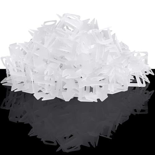 DGSL Tile Leveling System, Tile Spacers Clips Tile Tools, Tile Installation Tools for Professional Ceramic Tile and Stone Installation (1/32 x 2000) - size: 1/32 x 2000