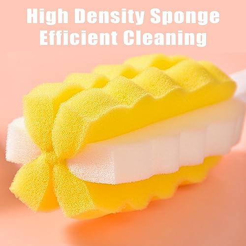 8PCS Bottle Brush Replacement Sponge Heads Environmental Protection Cup Cleaner Brush Sponge Replacement Heads Suitable for INVODA Sponge Bottle Brushes (8 Brush Heads) - color: 8 Brush Heads