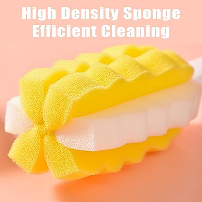 8PCS Bottle Brush Replacement Sponge Heads Environmental Protection Cup Cleaner Brush Sponge Replacement Heads Suitable for INVODA Sponge Bottle Brushes (8 Brush Heads) - color: 8 Brush Heads
