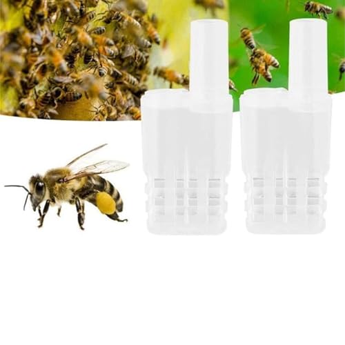 20Pcs Bees Catcher Cages Isolator Clip Queens Protective Cover for Quick Isolation Enduring Protective Cover for Indoor Home Outdoor Breeding Cage Box