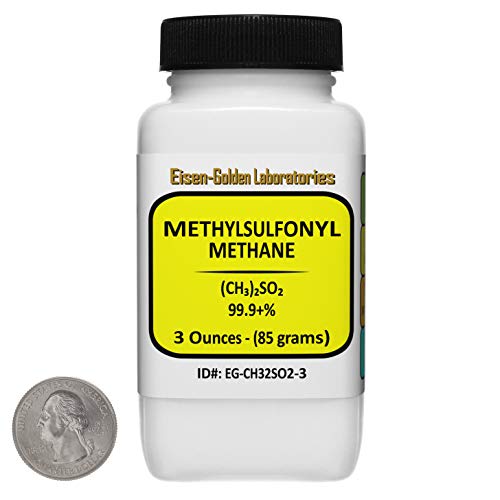 Methylsulfonyl Methane [(CH3) 2SO2] 99.9+% USP Food Grade Powder 3 Oz in a Bottle - size: 3 Ounces in 1 Bottle