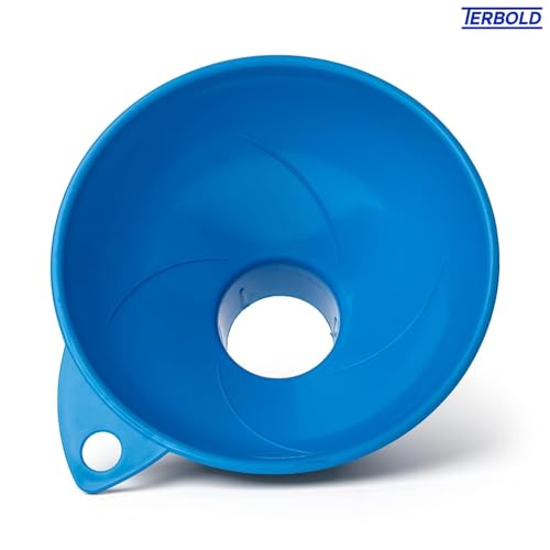 3pc Wide Mouth Canning Funnels for Filling Bottles and Mason Jars | Large Spout Quick Fill Food Grade Plastic Funnels for Kitchen Use (Blue, Green, Yellow) - color: Multicolor