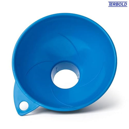 3pc Wide Mouth Canning Funnels for Filling Bottles and Mason Jars | Large Spout Quick Fill Food Grade Plastic Funnels for Kitchen Use (Blue, Green, Yellow) - color: Multicolor