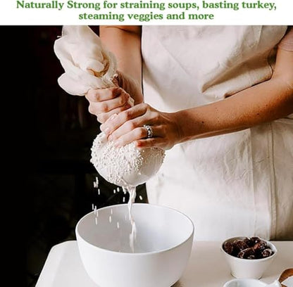 Regency Wraps 100% Cotton Cheesecloth For Straining, Basting Turkey, Canning, Cheese-making, Natural Standard, 2yd (Pack of 5) - size: 2yd (Pack of 5)