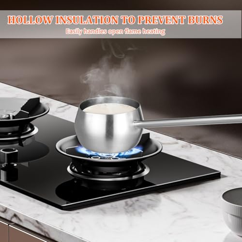 IMIKEYA Ladle with Pour Spout: Stainless Steel Long Handle Soup Ladle 280ml Oil Spoon for Kitchen Gadget Cooking Serving, Silver - color: Silver