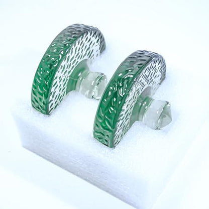 Fermentation Weights for Large Wide Mouth Gallon Mason Pickling Canning Jars (Over 3.5 Inches), Fermenting Weigh Easy Grip With Grooved Handles Wavy Grain Dot for Brewing Fermented Foods, Pack of 2 - color: Clear