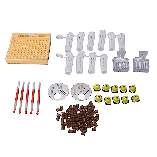 Plastic Queen Rearing System Beekeeping Grafting Kit 110 Beehive Cups for Bee King Cultivation