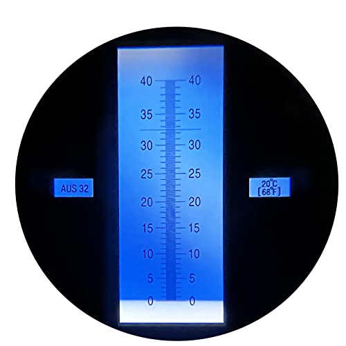 DEF Refractometer for Measuring Diesel Exhaust Fluid Concentration of Diesel Engines Refractometer 0-40% AdBlue Urea Concentration Refractometer with ATC Automatic Temperature Compensation - color: DEF Refractometer 0~40%