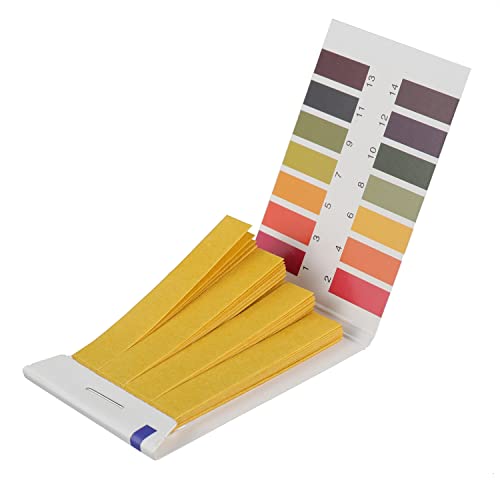 BOJACK 20 Pack 80 Strips (1600 Strips) pH 1-14 Test Paper Extensive Test Paper Litmus Test Paper 400 Strips pH Test for Water Soil Testing Pet Food pH Monitoring - size: 20 Packs