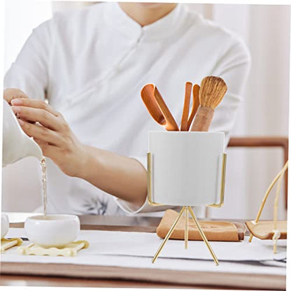 SOLUSTRE Modern Kitchen Silverware Set Holder Cutlery Drainer Utensil Holder for Counter