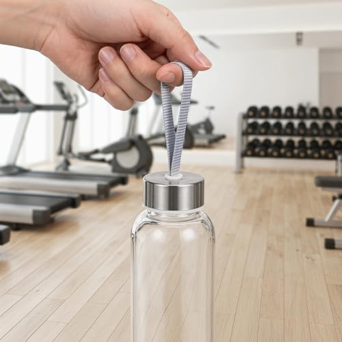 BESPORTBLE Water Bottle Replacement Caps: 20 PCS 1.5in Metal Screw Lids with Rope for Reusable Glass Bottles Leakproof Universal Seals Sports Drink Jugs Mouth Plugs