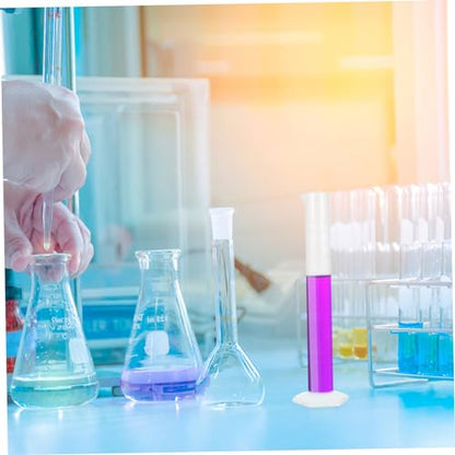 Cabilock 1 Set Laboratory Measuring Cylinder Graduated Dropper Measure Tubes Liquid Cylinders Measuring Cylinder Kit Chemistry Cylinder Equipment Laboratory Cylinder Plastic