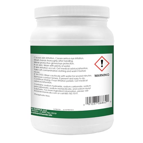 Five Star PBW Cleanser 4 lb (2 Pack) – Alkaline Brewery Wash Powder Cleaner for Brewing Equipment, Kettles, Fermenters & Homebrew Systems