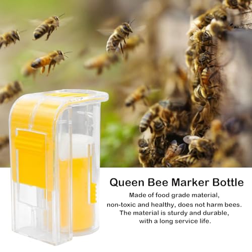 ZffXH 3 Pcs One Handed Queen Bee Marker Queen Bee Cage Catcher Queen Marker Catcher Beekeeping