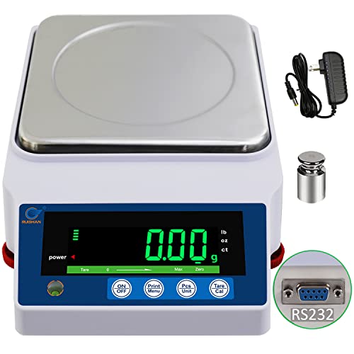 Lab Scale 5000gx0.01g High Precision Scientific Electronic Digital Laboratory Lab Weight Analytical Balance Scale .01g Accuracy Jewelry Pharmacy Chemistry Industria Calibrated Gram Scale - size: 5kg/0.01g