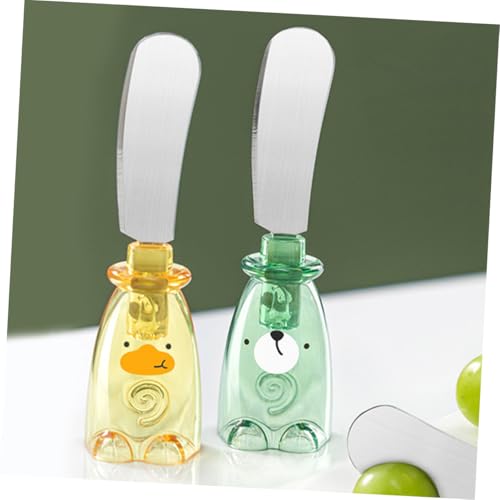 PRETYZOOM Stainless Steel Sauce Knife Small Cheese Knife Cream Cheese Spreader Dip Spreader