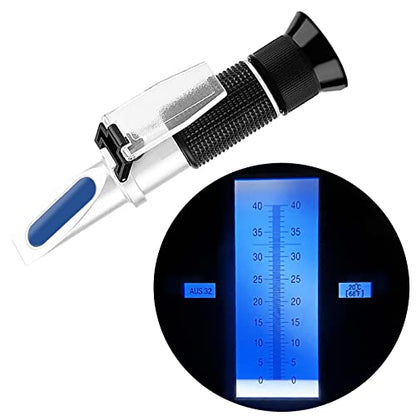 DEF Refractometer for Measuring Diesel Exhaust Fluid Concentration of Diesel Engines Refractometer 0-40% AdBlue Urea Concentration Refractometer with ATC Automatic Temperature Compensation - color: DEF Refractometer 0~40%
