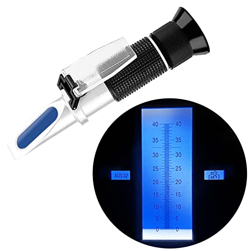 DEF Refractometer for Measuring Diesel Exhaust Fluid Concentration of Diesel Engines Refractometer 0-40% AdBlue Urea Concentration Refractometer with ATC Automatic Temperature Compensation - color: DEF Refractometer 0~40%