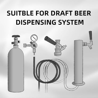 TMCRAFT 10lb CO2 Tank, High Strength Aluminum Alloy Cylinder with CGA-320 Valve, DOT Approved Cylinder for Kegerator kit and Draft Beer Dispensing