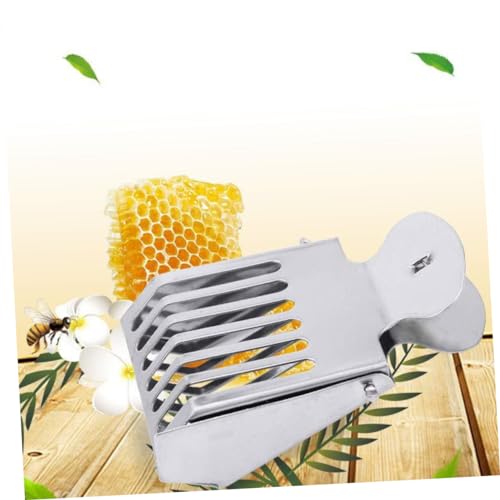 Toddmomy 5pcs Queen Cage Clips for Beekeeping Essential Beekeeper Tool for Bee Capture and Marking Smooth Edges for Bee Safety Silver