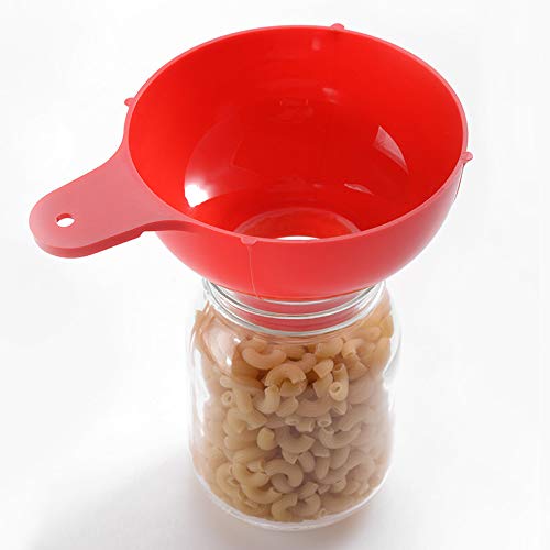 Zoofen Canning Kit 6 Pcs Home Canning Supplies Equipment Includes Funnel for Wide Mouth, Jar Lifter, Jar Wrench, Lid Lifter, Jar Tongs and Bubble Popper