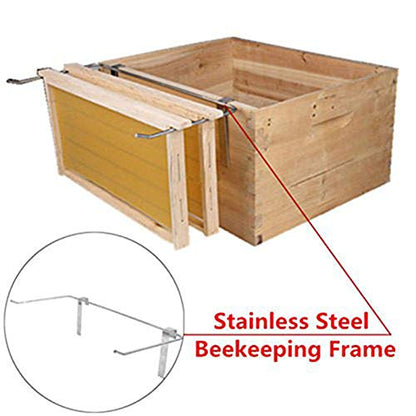 Portable Storage Bag Container Storage Stainless Steel Beehive Frame Holder Beekeeping Perch Stand Support Bracket Rack