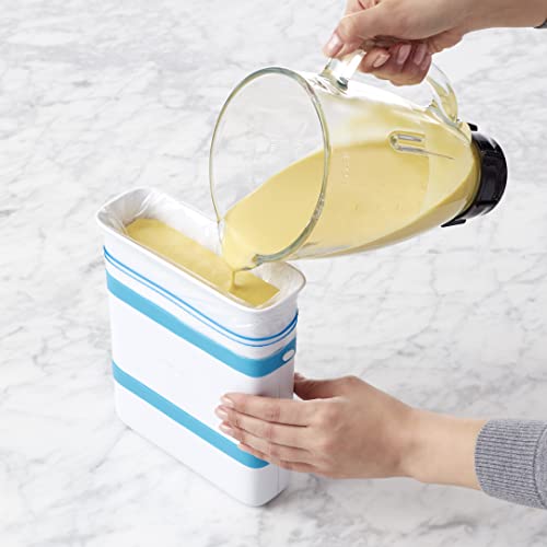 YouCopia FreezeUp Freezer Food Block Maker, Meal Prep Bag Container to Freeze Soup and Leftovers, 6-Cup Capacity (Pack of 6) - size: 6-Cup Capacity (Pack of 6), style: Food Block Maker
