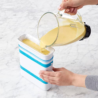 YouCopia FreezeUp Freezer Food Block Maker, Meal Prep Bag Container to Freeze Soup and Leftovers, 6-Cup Capacity (Pack of 6) - size: 6-Cup Capacity (Pack of 6), style: Food Block Maker