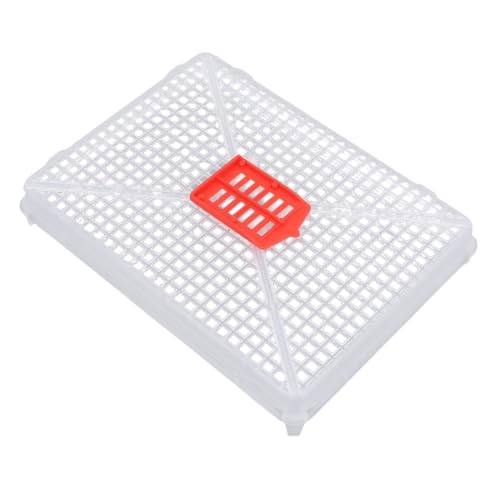 6pcs Plastic Queen Cage Beekeeping Tool Beekeeping Box with Square Buckle Design for Artificial Swarming, Introduction of Queens