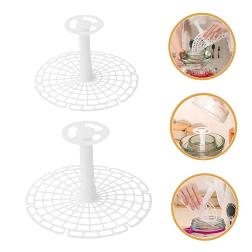 2pcs Pickle Press Tool Set Glass Fermentation Weights for Pickling Vegetables Practical Pickle Jar Pressing Helper for Sauerkraut and Kimchi