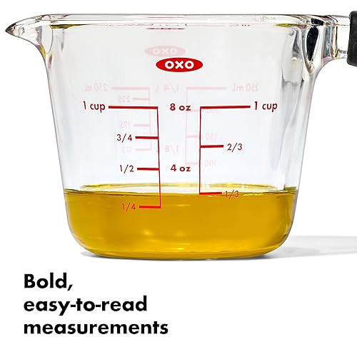 OXO Good Grips 1 Cup Glass Measuring Cup - size: 1 Cup (No Lid)