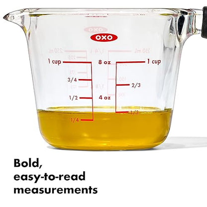 OXO Good Grips 1 Cup Glass Measuring Cup - size: 1 Cup (No Lid)