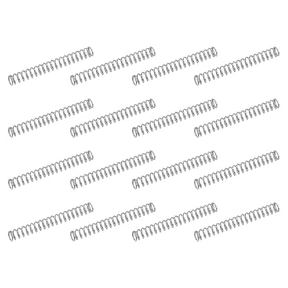 uxcell 50Pcs 304 Stainless Steel Compression Springs, 0.3mm x 3mm x 20mm Small & Tiny Pen Spring for Home Repair & DIY, Workshop & Industrial Use, (Silver Tone) - size: 3mmx20mm