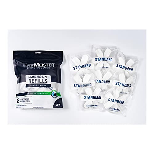 Standard Refills - Dries Inside Vases, Water Bottles, Wine Glasses, Hydration Bladders, Travel Mugs, Carafes, Pitchers - Reusable. Wand Sold Separately. - size: Standard Size Drying Heads