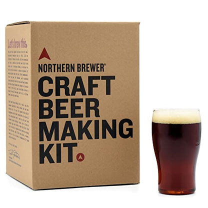 Northern Brewer - Siphonless 1 Gallon Craft Beer Making Starter Kit, Equipment and Beer Recipe Kit (Brown Ale) - color: Brown Ale