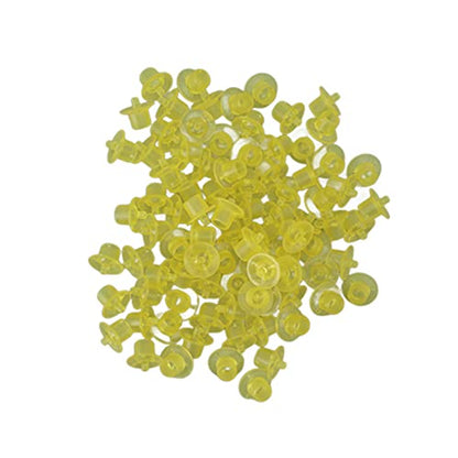 Kavolet 100PCS Queen Bee Rearing Cup Plastic Beekeeping Supplies, Queen Bee Cell Cup Rearing Kit Vivid Color for Beekeeper - Cell Apiculture Grafting Tool (Yellow) - color: Yellow