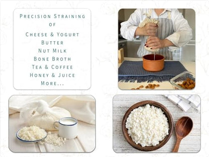 MDS, 100 Yard Cheesecloth Natural Unbleached 100% Cotton Ultra Fine Grade 50, 48” Wide (1200 Sq Feet) For Cooking, Cheese making, Basting, Canning, Straining, Steaming, Cleaning Multipurpose fabric - size: 100 Yard