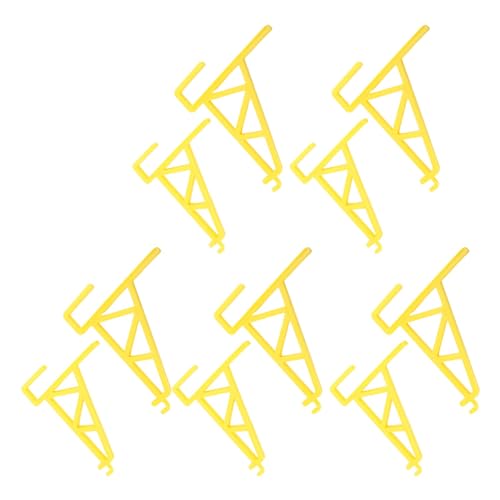 ANGGREK Beehive Frame Holder Grip, Beehive Inspection Bracket Lightweight Sturdy 10pcs for Honey Harvesting (Yellow) - color: Yellow