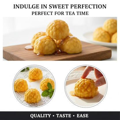 15-Cavity Silicone Baking Mold, Black, Raspberry Shape, Non-Stick, 11.3 x 6.69 in, for Chocolates, Desserts and Tea Time Treats - color: Black-QY363