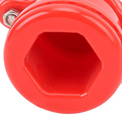 2pcs Honey Gate Leak Proof Honey Extractor Tap Valve with Threaded Tube and O Ring for Beekeeping Equipment Bucket (Red) - color: Red